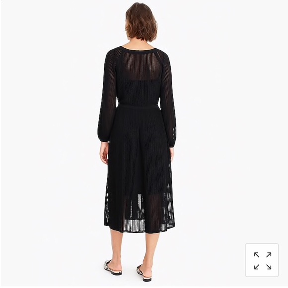 Point Sur Ribbed Sweater Dress Teal Small - Picture 3 of 8